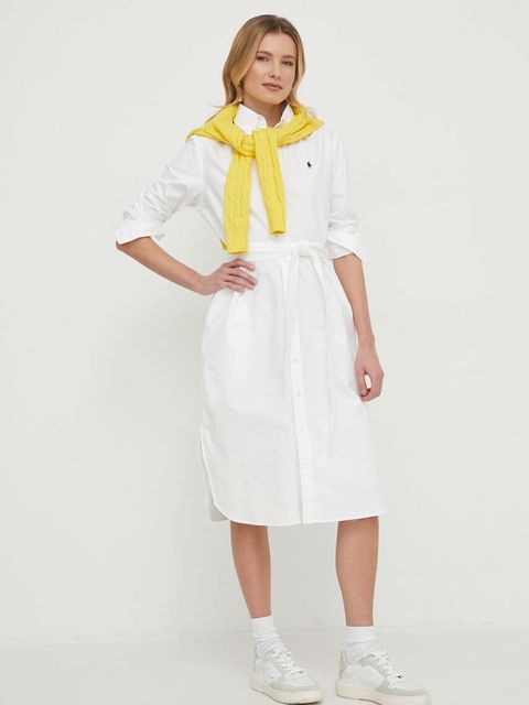 Polo Ralph Lauren sukienka bawełniana - zdjęcie produktu nr 2