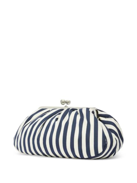 Weekend Max Mara striped top handle shoulder bag - Blue