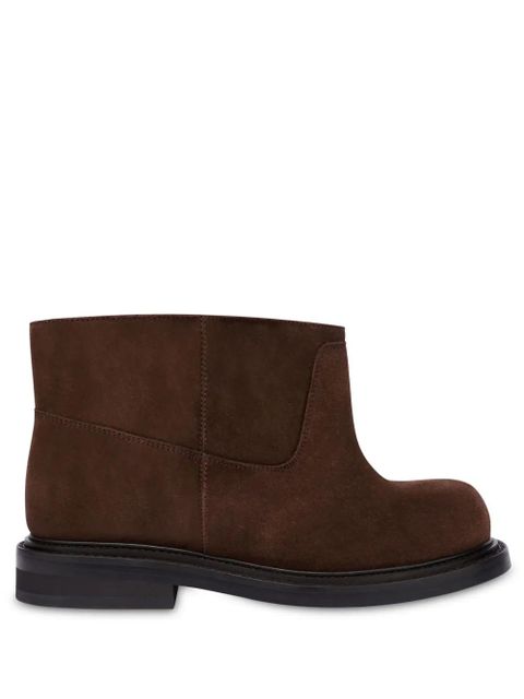 Moschino slip-on suede ankle boots - Brown - zdjęcie produktu nr 1