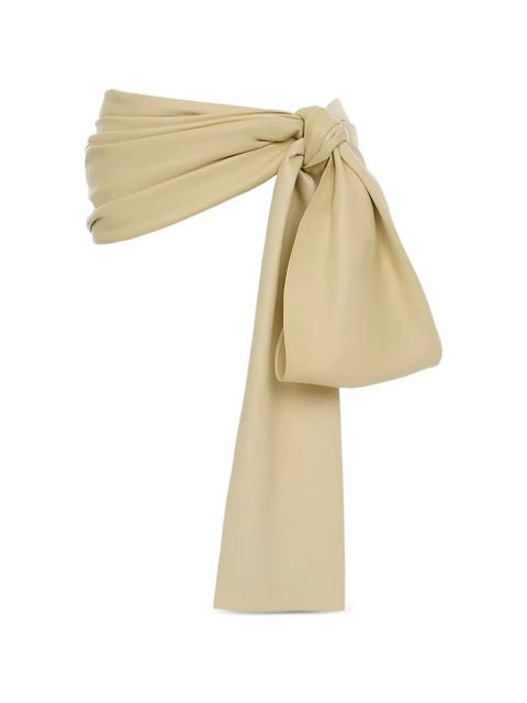 Chloé knot-detail leather belt - Neutrals - zdjęcie produktu nr 1