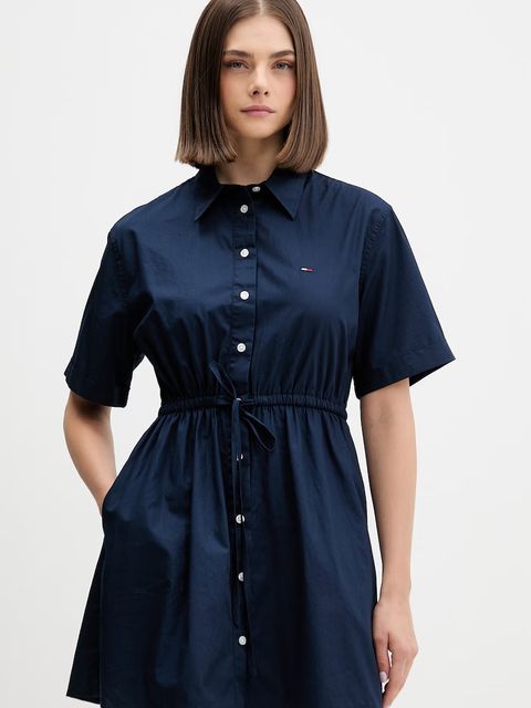 Tommy Jeans sukienka koszulowa bawełniana - zdjęcie produktu nr 1