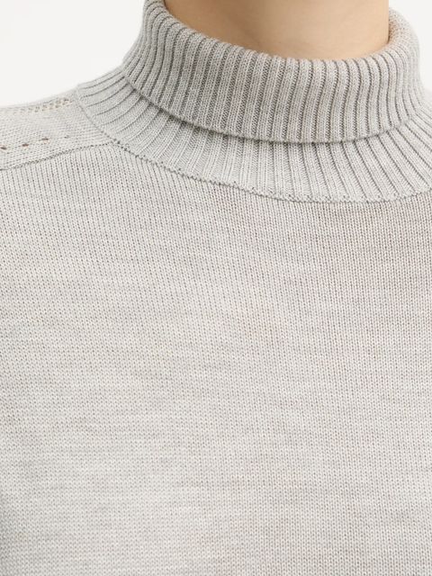 BOSS Orange sukienka z wełną kolor szary maxi prosta 50548961