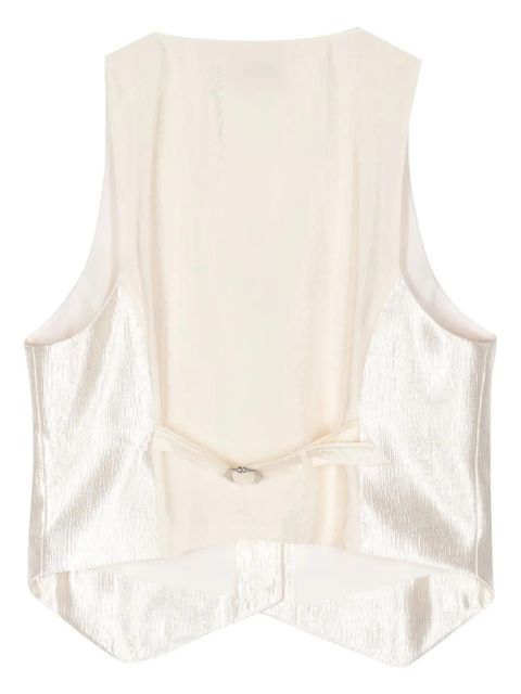 Simkhai Deb satin vest - Gold - zdjęcie produktu nr 2