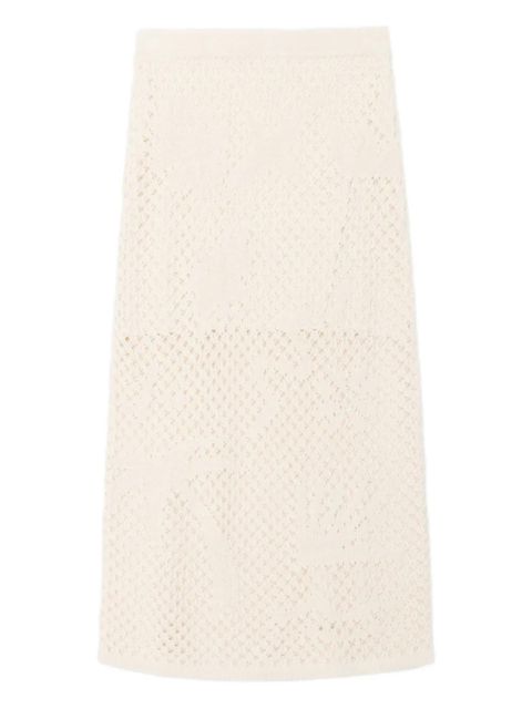 Zadig&Voltaire open-knit midi skirt - Neutrals - zdjęcie produktu nr 1