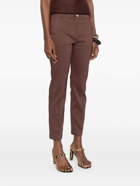PINKO belt-loops trousers - Brown