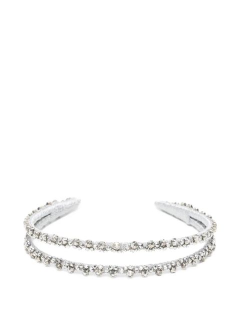Jennifer Behr Anya headband - Silver - zdjęcie produktu nr 2