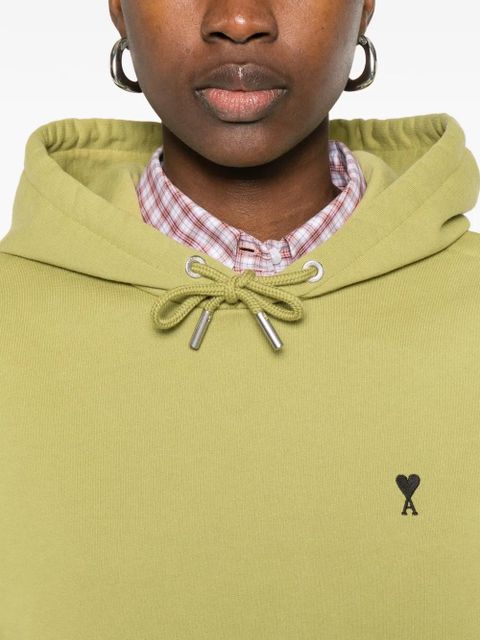 AMI Paris Ami de Coeur monogram hoodie - Green