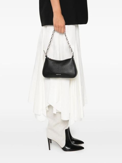 Alexander McQueen T-Bar leather shoulder bag - Black - zdjęcie produktu nr 2