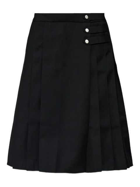 MISBHV buttoned pleated skirt - Black - zdjęcie produktu nr 1