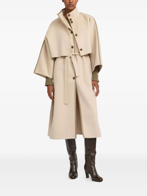 Yves Salomon double-sided cape jacket - Neutrals - zdjęcie produktu nr 2