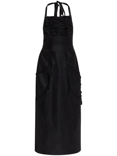 Maison Margiela ruffled apron top - Black - zdjęcie produktu nr 1