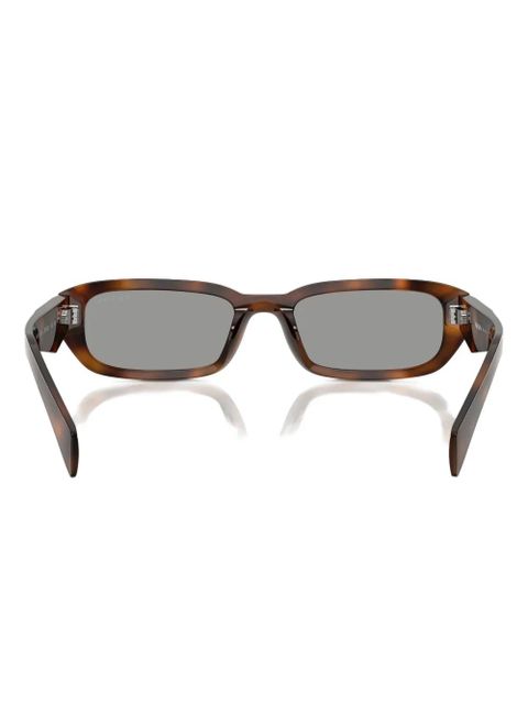 Prada Eyewear rectangle-frame sunglasses - Brown