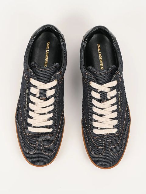 Karl Lagerfeld sneakersy KANDIDATE damskie kolor granatowy KL63814