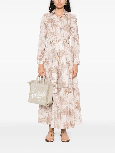 MC2 Saint Barth cotton maxi dress - Neutrals