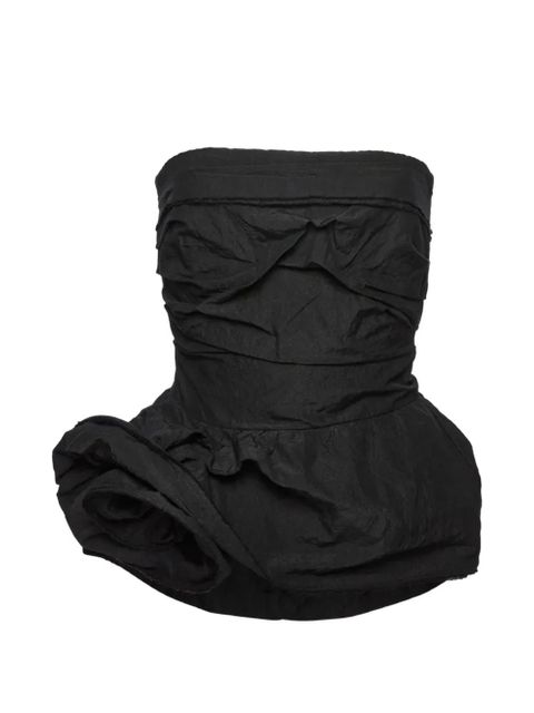 Magda Butrym ruched corset top - Black - zdjęcie produktu nr 1