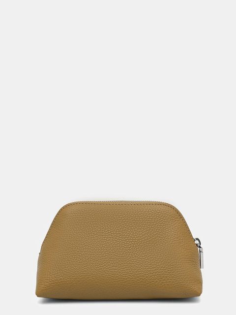 Coccinelle kosmetyczka skórzana kolor zielony E5.TMF.25.01.01 - zdjęcie produktu nr 2