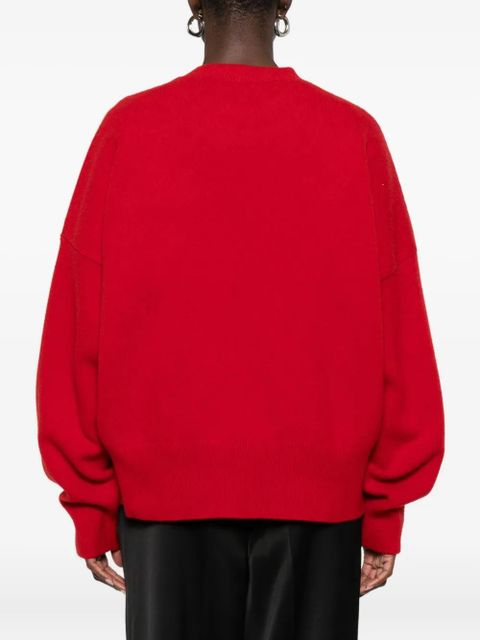 Róhe crew-neck sweater - Red