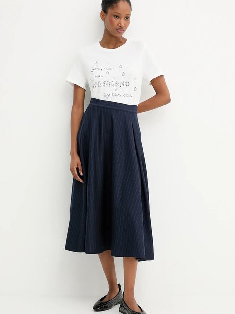 Weekend Max Mara t-shirt bawełniany ARA - zdjęcie produktu nr 1