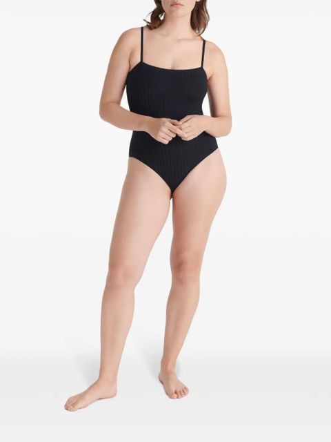 ERES Tropicalia ribbed swimsuit - Black