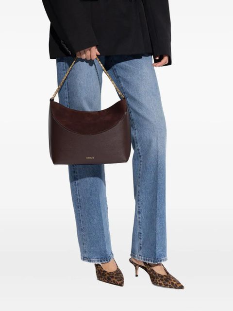 NEOUS Pavo suede chain-strap tote bag - Brown - zdjęcie produktu nr 2
