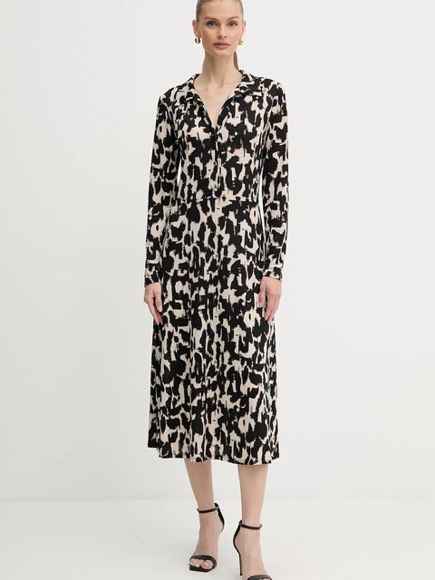 Morgan sukienka kolor czarny midi rozkloszowana RITALA - zdjęcie produktu nr 1