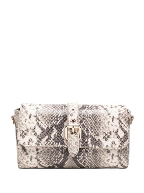 Maje snake-effect buckle-detail cross body bag - Neutrals - zdjęcie produktu nr 1