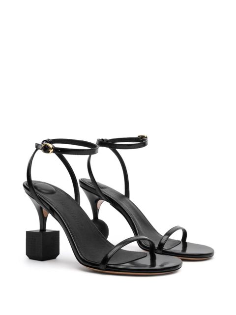Jacquemus 90mm Les Bisou sandals - Black - zdjęcie produktu nr 2