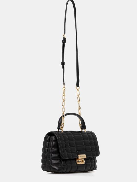 MICHAEL Michael Kors torebka skórzana kolor czarny 30F5G2RS2L