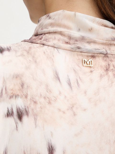 Marciano by Guess longsleeve HOLLY kolor beżowy z golfem 5BGP09 6350A