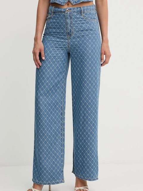 Morgan jeansy damskie kolor niebieski PSTEL - zdjęcie produktu nr 1