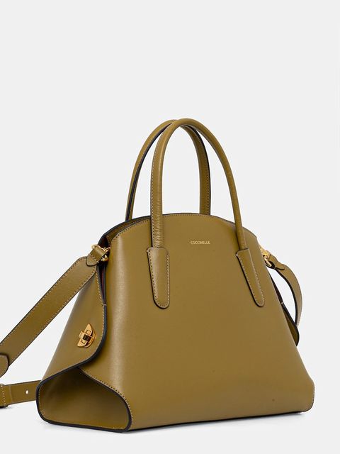 Coccinelle torebka skórzana TYLDE kolor zielony E1 U7K 18 02 01