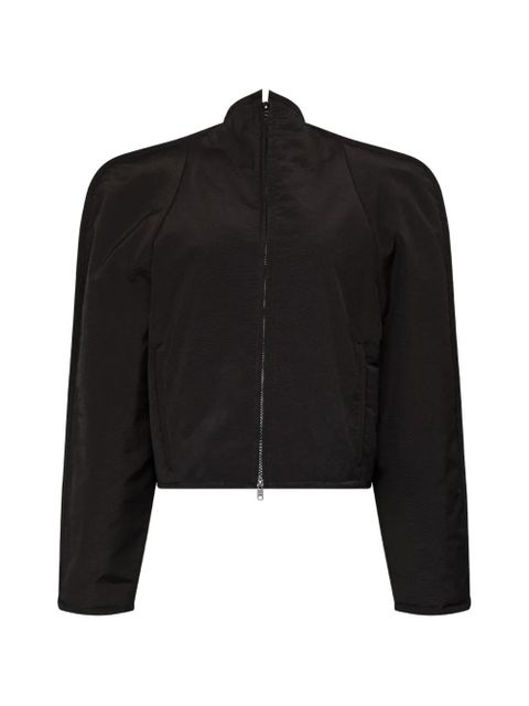 MM6 Maison Margiela zipped cropped jacket - Black - zdjęcie produktu nr 1