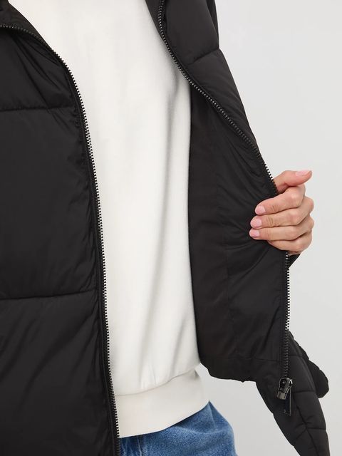 Medicine kurtka damska kolor czarny zimowa oversize - zdjęcie produktu nr 2