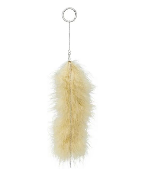 Tory Burch feather bag charm - Neutrals - zdjęcie produktu nr 1