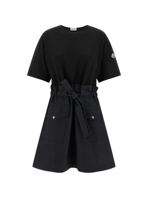 Moncler belted mini dress - Black - zdjęcie produktu nr 1