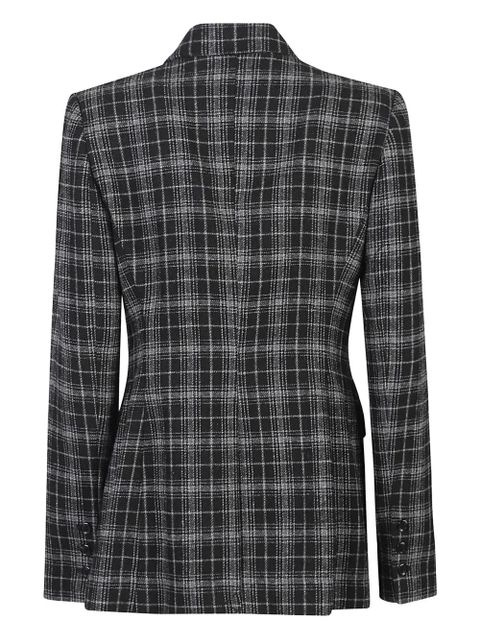 PINKO double-breasted check blazer - Black - zdjęcie produktu nr 2