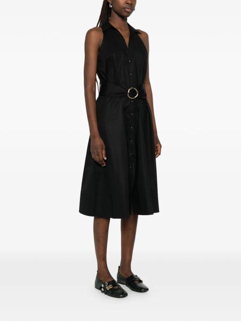 TWINSET belted buttoned dress - Black