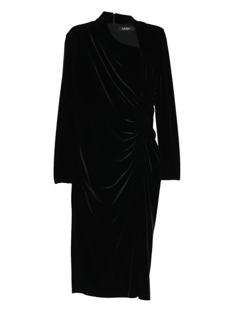 Lauren Ralph Lauren Ruched long-sleeve dress - Black - zdjęcie produktu nr 1