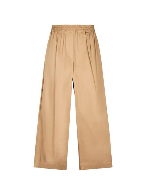 Weekend Max Mara elasticated pleated trousers - Brown - zdjęcie produktu nr 1