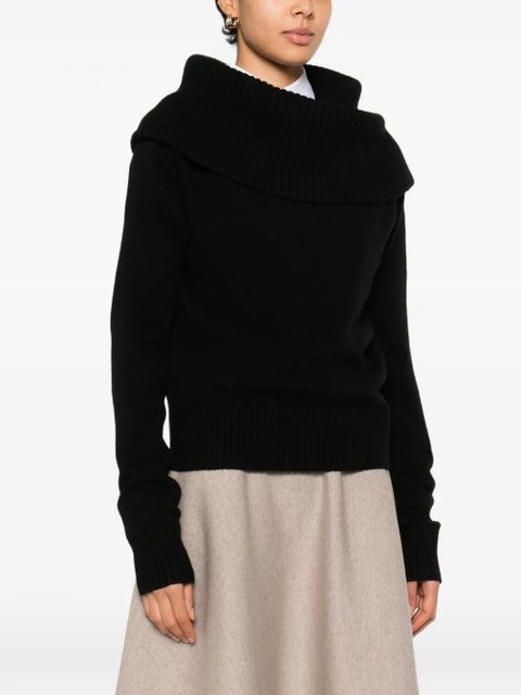 TOTEME funnel sweater - Black