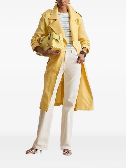 Lauren Ralph Lauren belted double-breasted jacket - Yellow - zdjęcie produktu nr 2