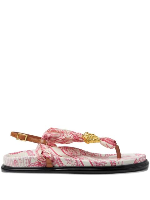 Versace Underwater Barocco La Medusa sandals - Pink - zdjęcie produktu nr 1