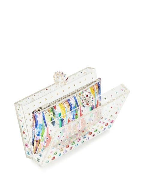 Aquazzura Tequila clutch - White