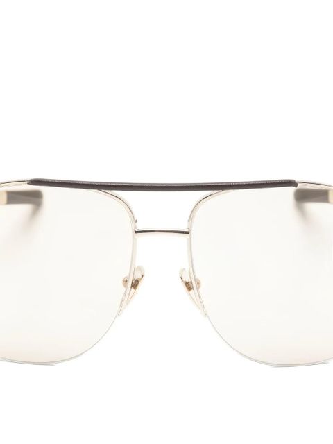 Gucci pilot-frame sunglasses - Gold