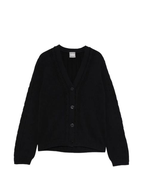 Max Mara Mmlmaster buttoned cable-knit cardigan - Blue - zdjęcie produktu nr 1
