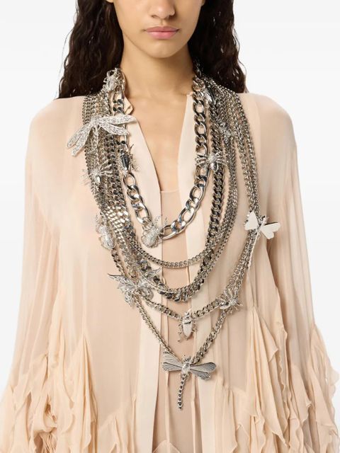 Blumarine layered chain necklace - Silver - zdjęcie produktu nr 2