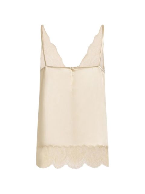 Dolce & Gabbana silk satin top - Neutrals - zdjęcie produktu nr 2