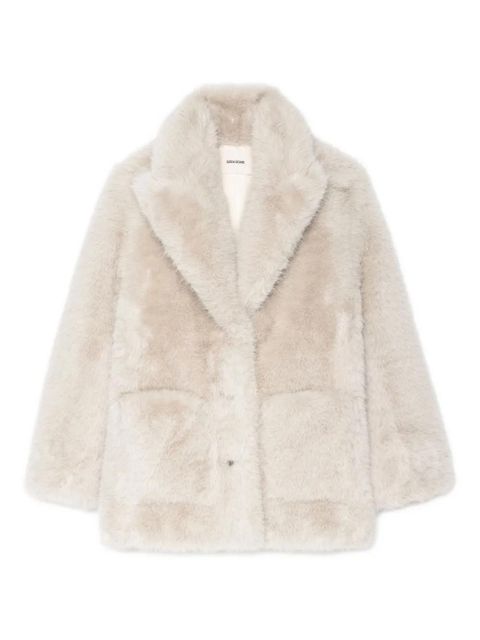 Zadig&Voltaire shawl-collar coat - Neutrals - zdjęcie produktu nr 1