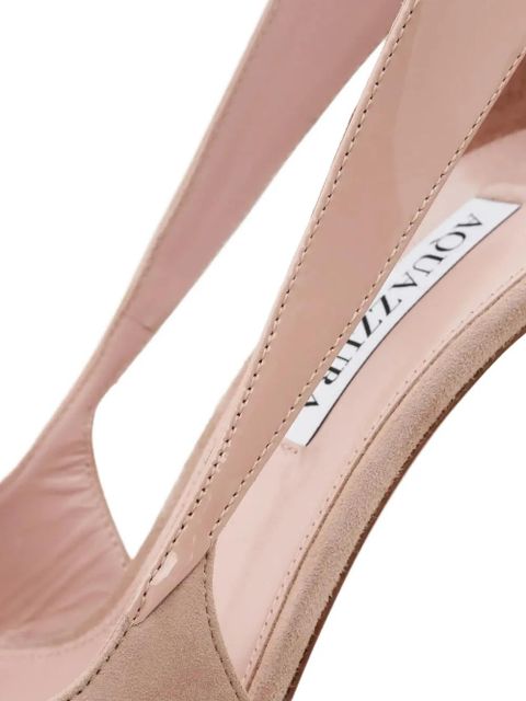 Aquazzura 105mm Dangerous Liaisons pointed cut-out pumps - Neutrals - zdjęcie produktu nr 2