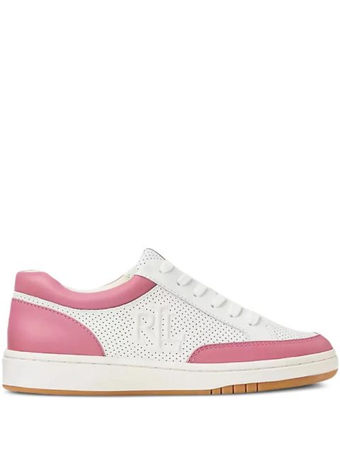 Lauren Ralph Lauren Hailey VI perforated sneakers - White - zdjęcie produktu nr 1